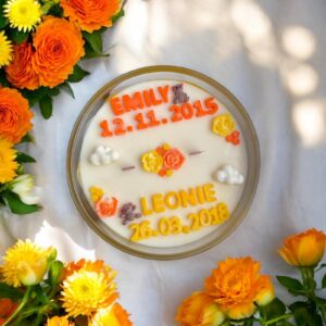 Personalisierte Riesenkerze